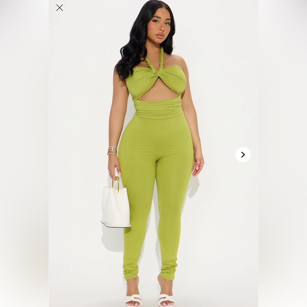 Lime Green Women's Jumpsuit